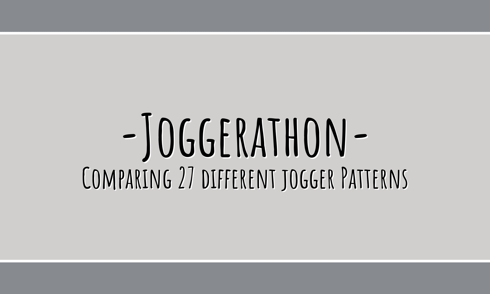 Joggerathon - Sew All The Joggers - sewingandthings