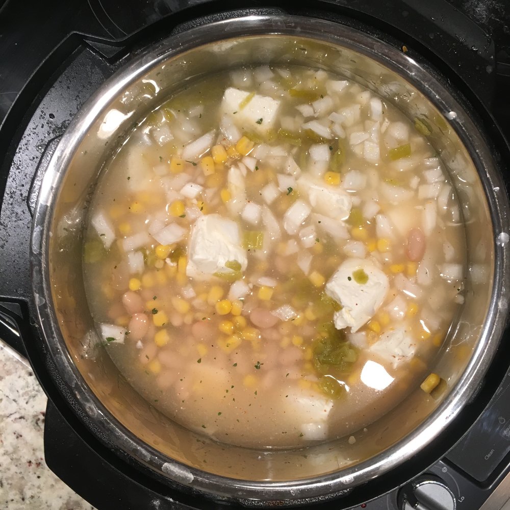 White Chicken Chili (Instapot) - sewingandthings