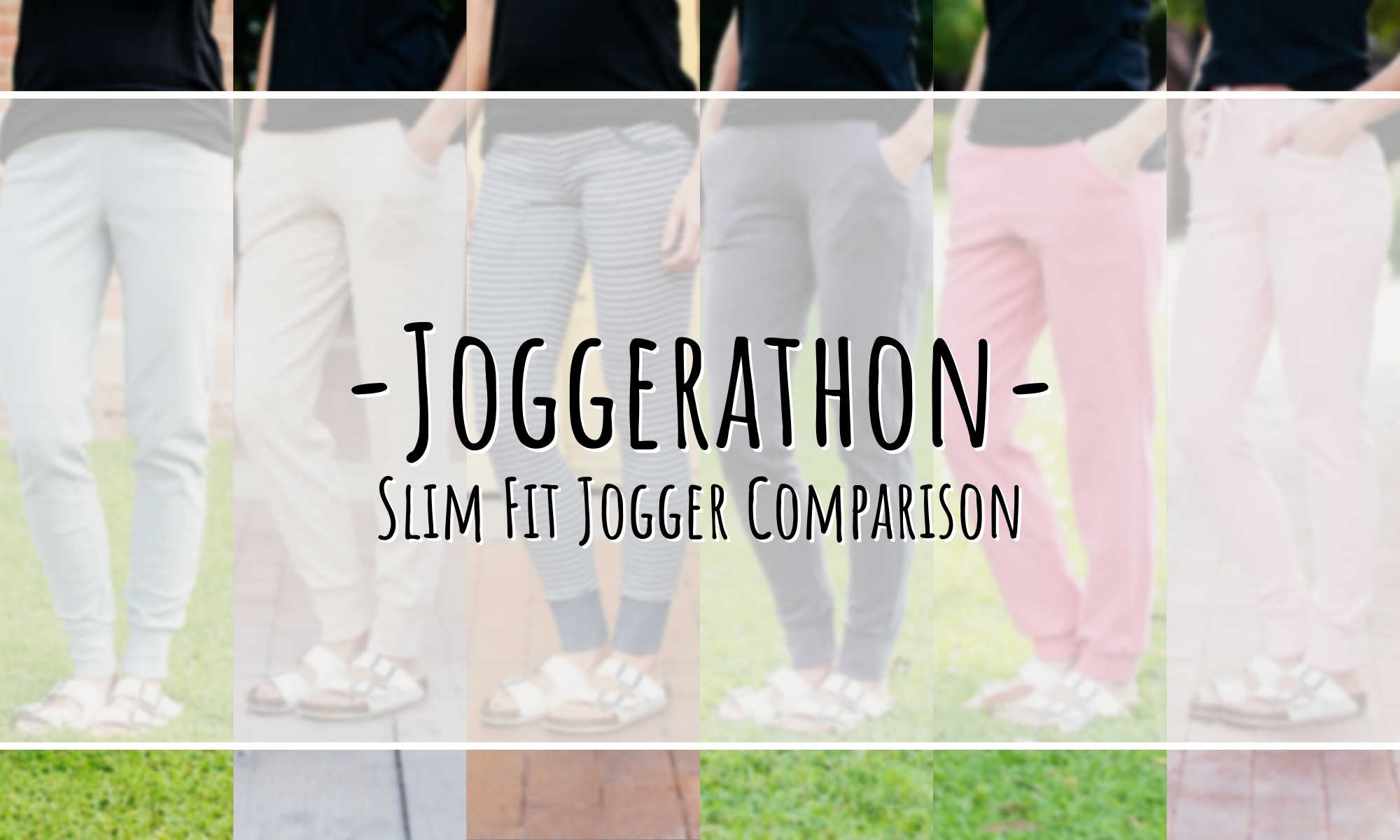 Joggerathon - Slim Fit Jogger Comparison - sewingandthings